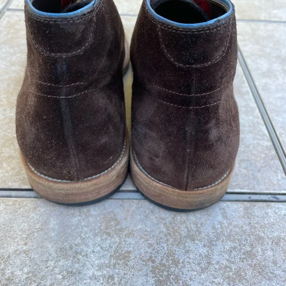 Suitsupply brown suede men boot
